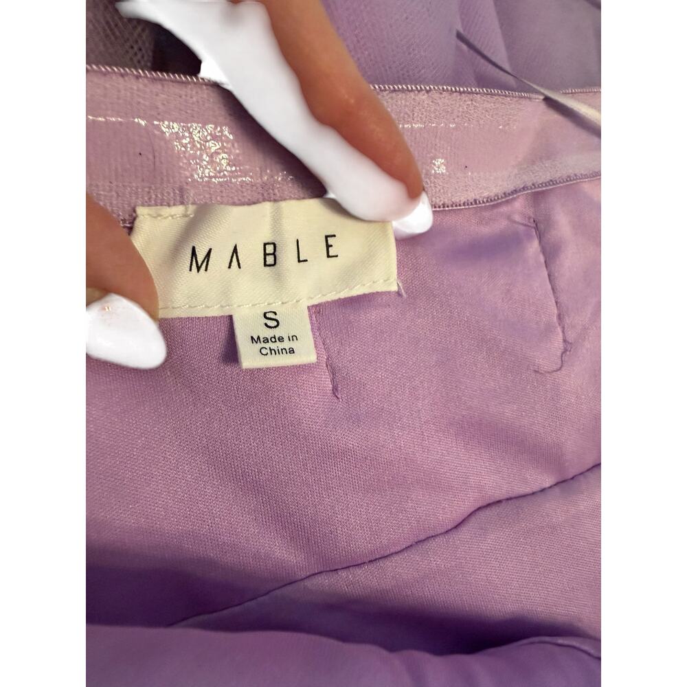 Lavender Mable Aileen Ruffle Mini Dress - Size S - Picture 6 of 10